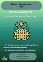 Vorschau - Stundenentwürfe - Atmungskette & ATP-Synthase – Chemiosmose und Entkopplung | Biologie Q1 | mit Lösungen - Deckblatt