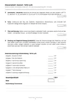Vorschau - Arbeitsblätter - Klassenarbeit Deutsch: Hebbel „Herbstbild" – Gedicht analysieren mit Lösungen | Klasse 9/10 RS BW - Seite 2