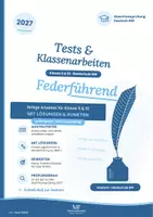 Vorschau - Arbeitsblätter - Klassenarbeit Deutsch RS BW Ehrenamt Klasse 9/10 Textverständnis und Argumentieren Abschlussprüfung 2027 - Deckblatt