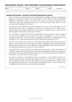 Vorschau - Arbeitsblätter - Klassenarbeit Deutsch RS BW Ehrenamt Klasse 9/10 Textverständnis und Argumentieren Abschlussprüfung 2027 - Seite 1