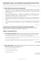 Vorschau - Arbeitsblätter - Klassenarbeit Deutsch RS BW Ehrenamt Klasse 9/10 Textverständnis und Argumentieren Abschlussprüfung 2027 - Seite 3