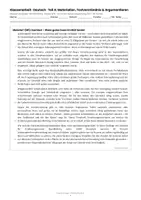 Vorschau - Arbeitsblätter - Materialpaket 2 Klassenarbeiten Deutsch RS BW Klasse 9/10 Textverständnis und Argumentieren Abschlussprüfung 2027 - Seite 2