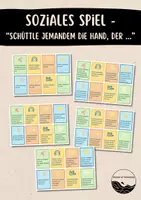 Vorschau - Spiele - Soziales Spiel - "Schüttle jemandem die Hand, der ..." - Deckblatt