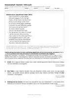Vorschau - Arbeitsblätter - Klassenarbeit Deutsch: Busch „Bewaffneter Friede" – Fabel analysieren mit Lösungen | Klasse 9/10 RS BW - Seite 1