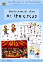 Vorschau - Arbeitsblätter - At the circus (Englisch, Grundschule, Zirkus) - Deckblatt