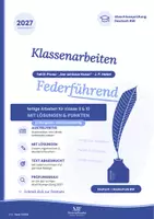 Vorschau - Arbeitsblätter - Klassenarbeit Deutsch: Hebel „Der schlaue Husar" – Kalendergeschichte analysieren mit Lösungen | Klasse 9/10 RS BW - Deckblatt