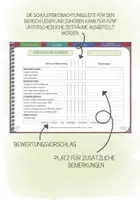 Vorschau - Lehrpläne/Lehrermaterial - NEU Schülerbeobachtung Deutsch Klasse 1 - digitales Notizbuch + 7 Sticker - Seite 2
