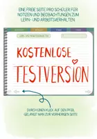 Vorschau - selbst erstellte Cliparts/Grafiken - Kostenlose Testversion: Schülerbeobachtung - digitales Notizbuch + 2 Sticker - Seite 3