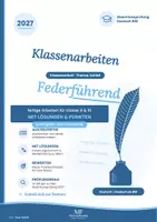 Vorschau - Arbeitsblätter - Klassenarbeit Deutsch RS BW Schlaf Klasse 9/10 Textverständnis und Argumentieren Abschlussprüfung 2027 - Deckblatt