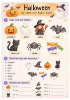 Vorschau - Arbeitsblätter - Halloween meets English - Deckblatt