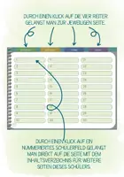 Vorschau - selbst erstellte Cliparts/Grafiken - Digitaler Planer für die Schülerbeobachtung / digitales Notizbuch + 7 Sticker - Seite 1