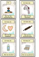 Vorschau - Spiele - Lesespiel "Plätzchen backen" Weihnachten / Advent - DaZ / DaF / Deutsch - Seite 3