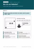 Vorschau - Arbeitsblätter - Künstliche Intelligenz Grundschule: Bin ich ein Roboter? - Deckblatt