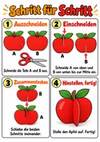 Vorschau - Arbeitsblätter - Bastelanleitung Erntefest - Basteln, Bastelvorlage, Herbstbasteln Kunst Klasse 1-2 - Seite 3