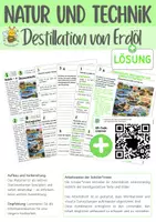Vorschau - Arbeitsblätter - NT9 Destillation von Erdöl - Deckblatt