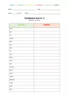 Vorschau - Test - Camden Town 5 - Vokabeltest (Materialpaket) - Seite 1