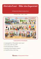 Vorschau - Arbeitsblätter - Abstrakte Kunst – Bilder ohne Gegenstand – Lesespurgeschichte mit Rätselaufgaben (Klasse 7) - Seite 1
