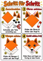 Vorschau - Arbeitsblätter - Bastelanleitung Herbst-Fuchs - Basteln, Bastelvorlage, Herbstbasteln Kunst Klasse 1-2 - Seite 3