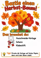 Vorschau - Arbeitsblätter - Bastelbogen-Sammlung Herbstwald und Waldtiere – Klasse 1–2 - Seite 1