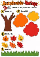 Vorschau - Arbeitsblätter - Bastelbogen-Sammlung Herbstwald und Waldtiere – Klasse 1–2 - Seite 2
