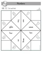 Vorschau - Arbeitsblätter - Zahlen bis 12 Englisch | Numbers 1–12 | Spiel Himmel und Hölle - Seite 2