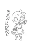 Vista previa - Manualidades / Dibujos para colorear - 5 láminas para colorear de Halloween: Vlad y sus amigos - página 3