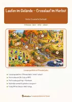 Vorschau - Arbeitsblätter - Laufen im Gelände – Crosslauf im Herbst – Lesespurgeschichte mit Rätselaufgaben (Klasse 7) - Seite 1