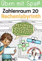 Vorschau - Arbeitsblätter - Labyrinth - Rechnen im Zahlenraum 20 - Addition & Subtraktion mit Zehnerübergang üben und automatisieren - Deckblatt