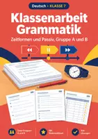 Vorschau - Test - Klassenarbeit Grammatik Klasse 7 (A+B) - Deckblatt
