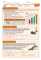 Vorschau - Unterrichtsreihen - Mechanische Leistung Rechentraining – Physik Sek I Arbeitsblätter inkl. Lösungen - Seite 3