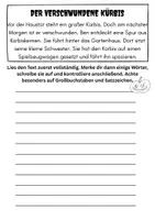 Vorschau - Arbeitsblätter - Schreiben Halloween, Abschreibübungend - Deckblatt