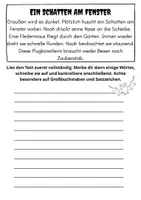 Vorschau - Arbeitsblätter - Schreiben Halloween (2), Schreibübung - Deckblatt