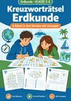 Vorschau - Arbeitsblätter - Kreuzworträtsel Erdkunde Klasse 5-6 - Deckblatt