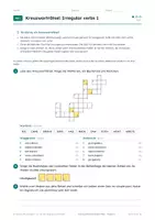 Vorschau - Arbeitsblätter - Kreuzworträtsel Simple Past Klasse 6 - Seite 3