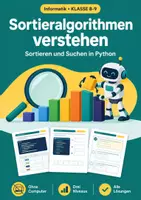 Vorschau - Arbeitsblätter - Sortieralgorithmen Klasse 8 Informatik - Deckblatt