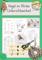 Vorschau - Stundenentwürfe - Vögel im Winter Unterrichtseinheit - Deckblatt