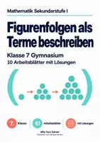 Vorschau - Arbeitsblätter - Figurenfolgen als Terme beschreiben - Deckblatt