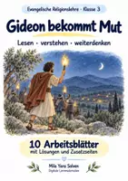 Vorschau - Arbeitsblätter - Gideon bekommt Mut | Religion Klasse 3 Arbeitsblätter | Evangelische Religionslehre | 10 Arbeitsblätter als PDF - Deckblatt