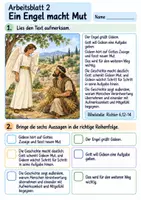 Vorschau - Arbeitsblätter - Gideon bekommt Mut | Religion Klasse 3 Arbeitsblätter | Evangelische Religionslehre | 10 Arbeitsblätter als PDF - Seite 2