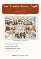 Vorschau - Arbeitsblätter - Kunst der Antike – Vasen und Tempel – Lesespurgeschichte mit Rätselaufgaben (Klasse 6) - Seite 1