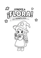 Vista previa - Manualidades / Dibujos para colorear - Pack de 50 hojas para Colorear: Brujitas adorables - página 3