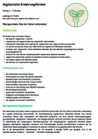 Vorschau - Stundenentwürfe - 🥗 Vegetarische Ernährungsformen - Seite 1