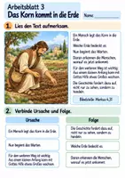 Vorschau - Arbeitsblätter - Jesus erzählt vom Senfkorn | Religion Klasse 3 Arbeitsblätter | Evangelische Religionslehre | 10 Arbeitsblätter als PDF - Seite 3