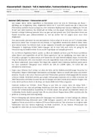 Vorschau - Arbeitsblätter - Klassenarbeit Deutsch RS BW Begleitetes Fahren ab 16 Klasse 9/10 Textverständnis und Argumentieren Abschlussprüfung 2027 - Seite 1