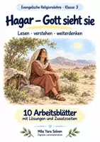 Vorschau - Arbeitsblätter - Hagar – Gott sieht sie | Religion Klasse 3 Arbeitsblätter | Evangelische Religionslehre | 10 Arbeitsblätter als PDF - Deckblatt