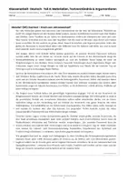 Vorschau - Arbeitsblätter - Klassenarbeit Deutsch RS BW Silvester-Feuerwerk Klasse 9/10 Textverständnis und Argumentieren Abschlussprüfung 2027 - Seite 1