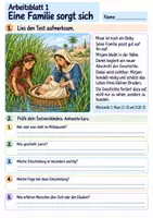 Vorschau - Arbeitsblätter - Mirjam ist mutig | Religion Klasse 3 Arbeitsblätter | Evangelische Religionslehre | 10 Arbeitsblätter als PDF - Seite 1