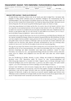 Vorschau - Arbeitsblätter - Klassenarbeit Deutsch RS BW Macht uns KI dümmer Klasse 9/10 Textverständnis und Argumentieren Abschlussprüfung 2027 - Seite 1