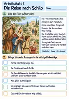 Vorschau - Arbeitsblätter - Hanna betet und dankt | Religion Klasse 3 Arbeitsblätter | Evangelische Religionslehre | 10 Arbeitsblätter als PDF - Seite 2