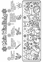 Vorschau - Mal- und Bastelvorlagen - Windlichter Weihnachten basteln Kunst Klasse 1 Klasse 2 Prickeln - Seite 3
